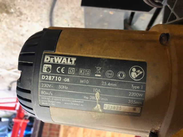 Dewalt 2871 metal cutoff saw