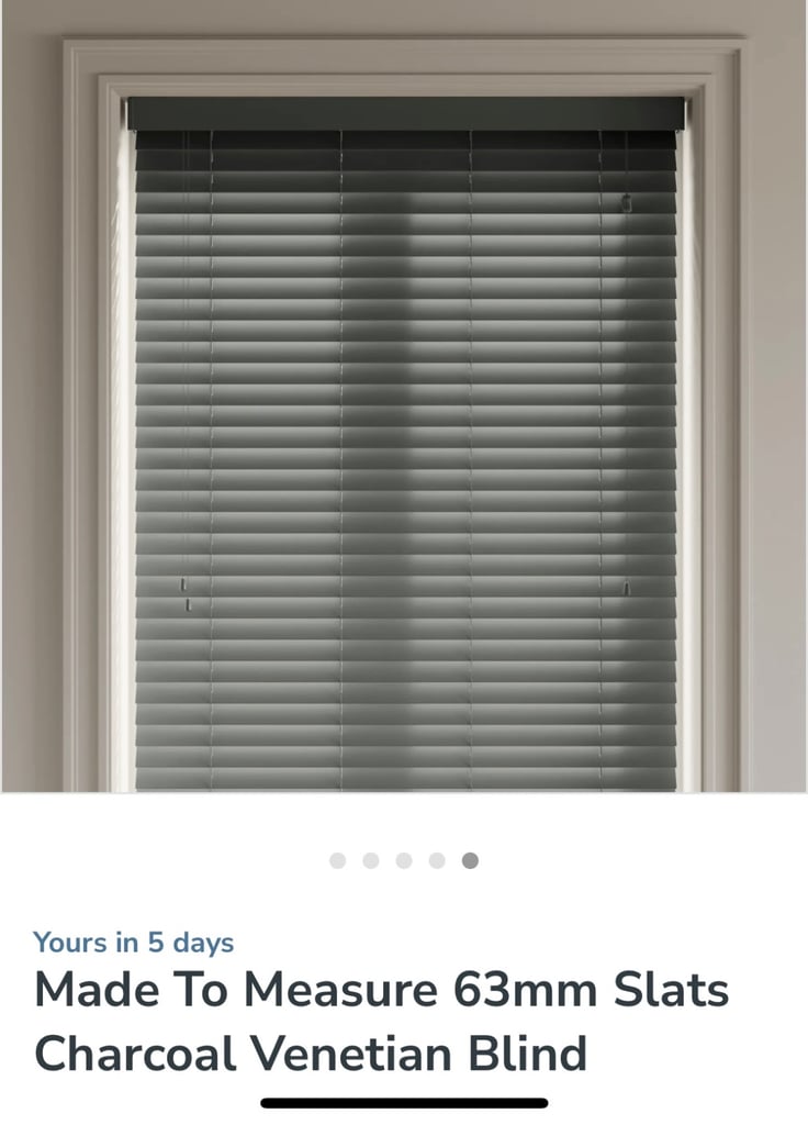 image for Venetian blinds made to measure wrong size order