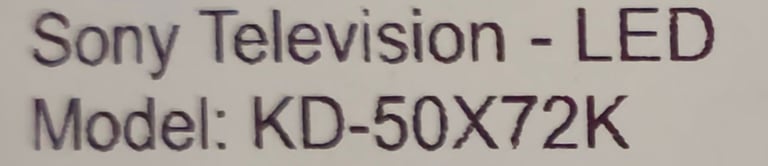 Sony Bravia 50 inch smart 4k ultra HD led TV with remote 