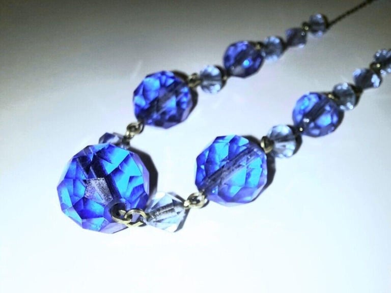 Vintage 1930's  'Faceted  Crystal' necklace