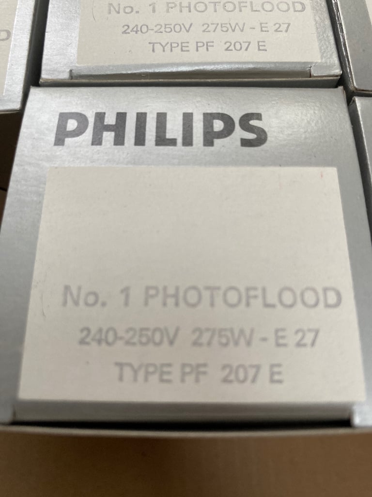 Philips PHOTOLITAS 275W Photographic studio bulbs x15