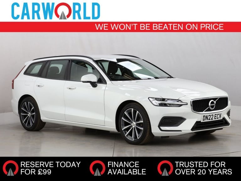 image for 2022 Volvo V60 2.0 B3 MHEV Momentum Estate 5dr Petrol Hybrid DCT Auto Euro 6 (s/s) (163 ps Estate...