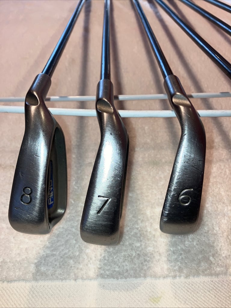 Ping G2 Iron Set Black Dot 3h4h5h 6-7-8 Iron Reg TFC100 Graphite Shaft RH 
