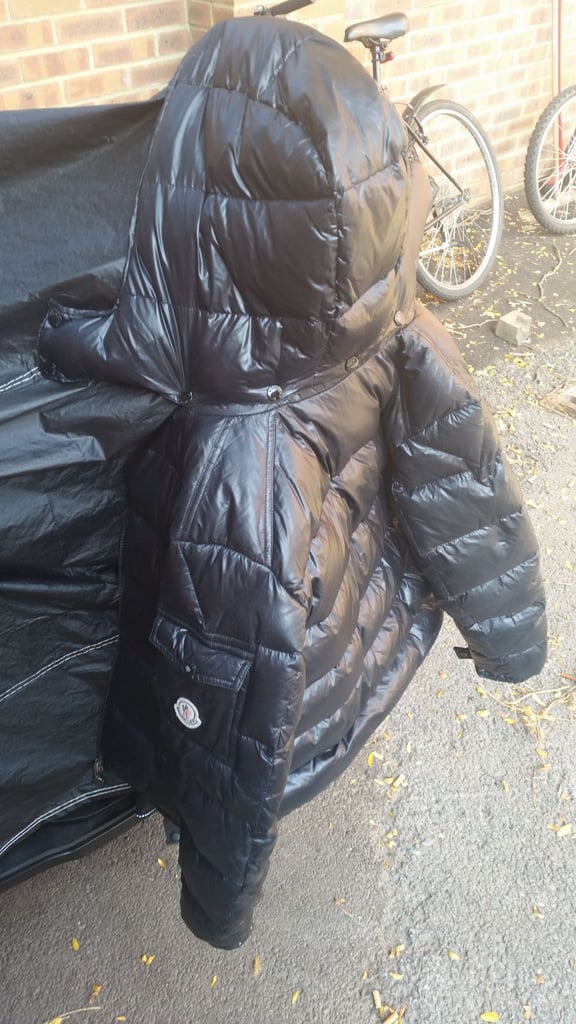 image for Moncler Black Puffer Jacket Size 2 Chest 38 Medium(Genuine and Authenic)