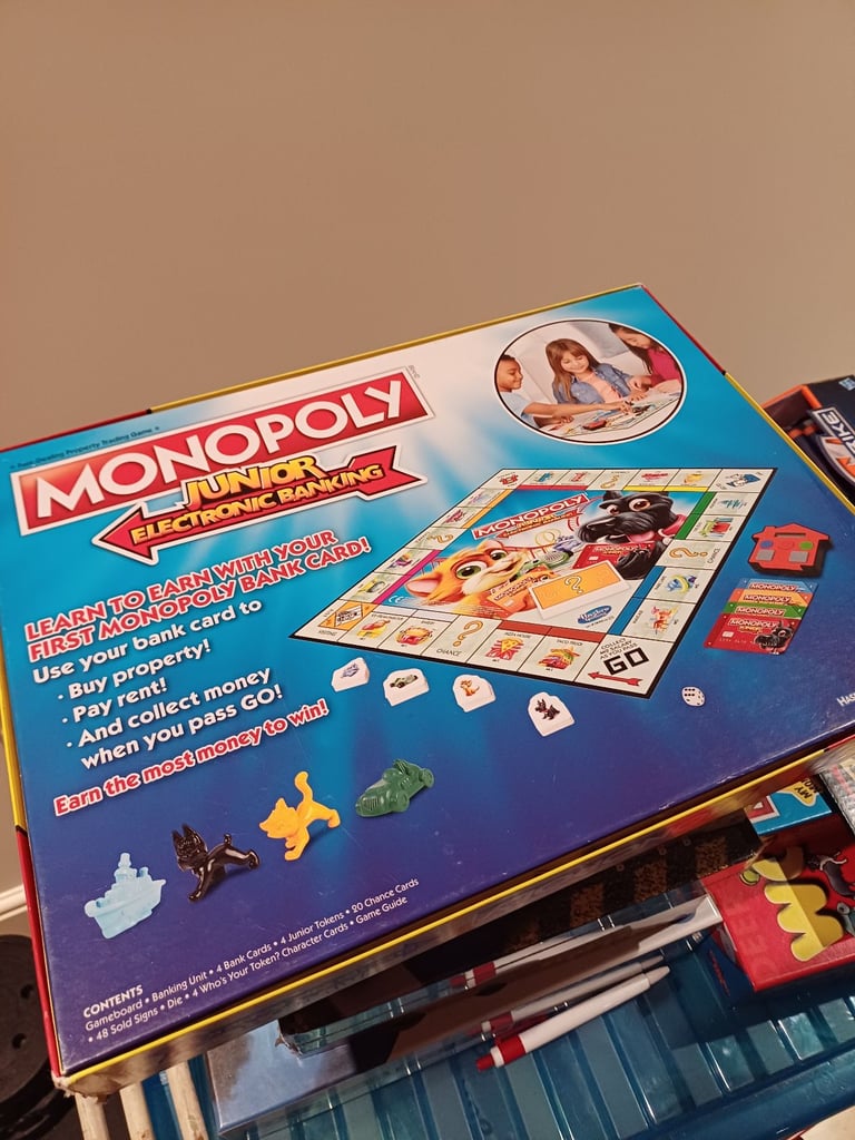 Monopoly Junior Electronic Banking Board Game 