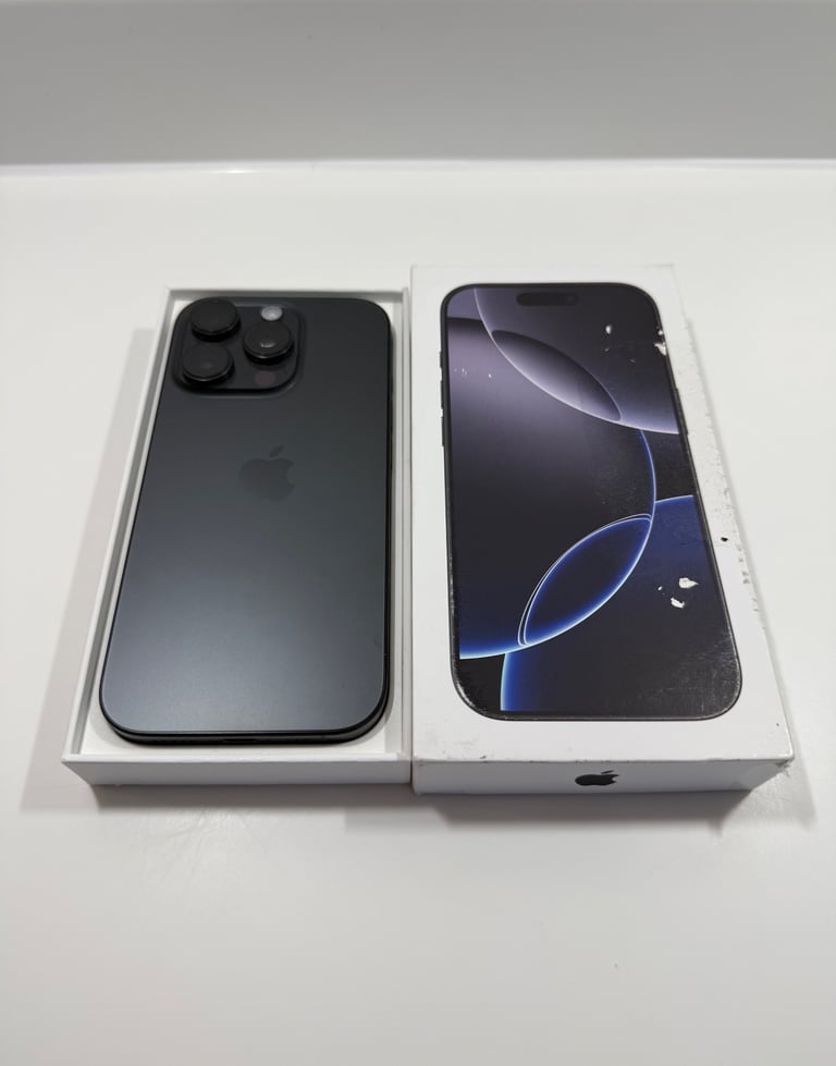 image for iPhone 16 pro black 256GB