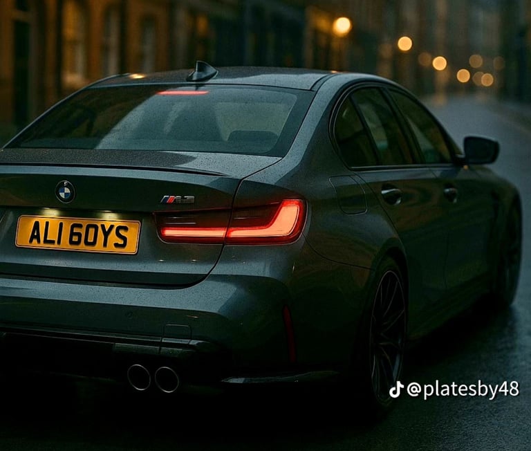 AL16 OYS / ALI BOYS / ALI Private Plate - On Certificate & Ready to Go