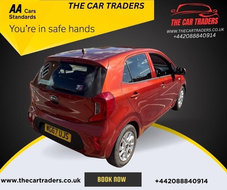 2017 Kia Picanto 1.25 2 5dr Auto HATCHBACK PETROL Automatic