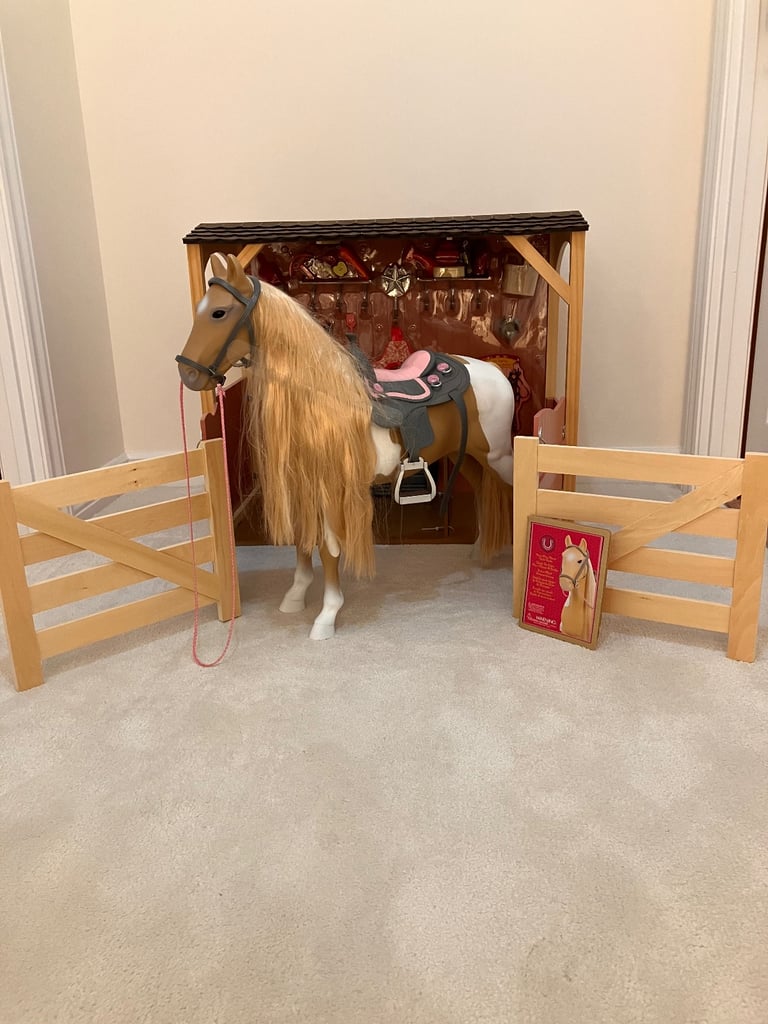 image for Horse Stable and Accessories Toy Playset
