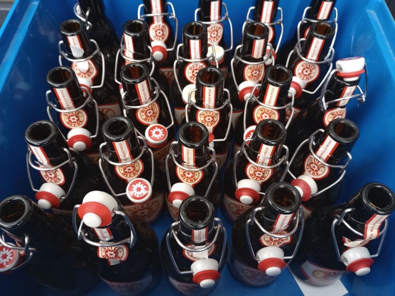 image for German Glass Bottles for home brewing 