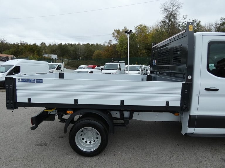 2017 17 FORD TRANSIT DOUBLE CAB TIPPER 81K 7 SEATER LOOK
