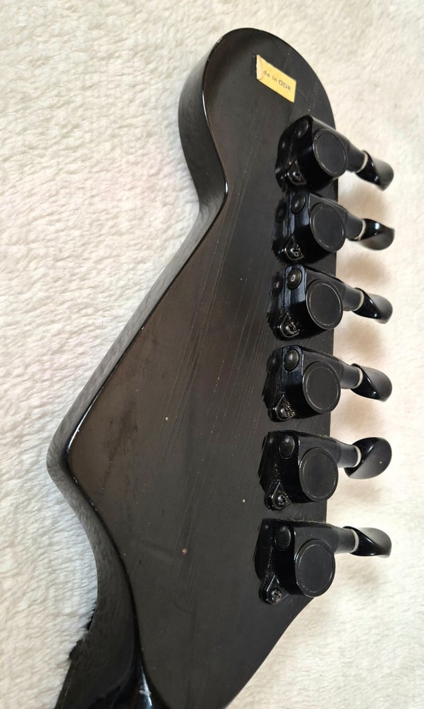 1985 Marlin Sidewinder Gothic Stratocaster 