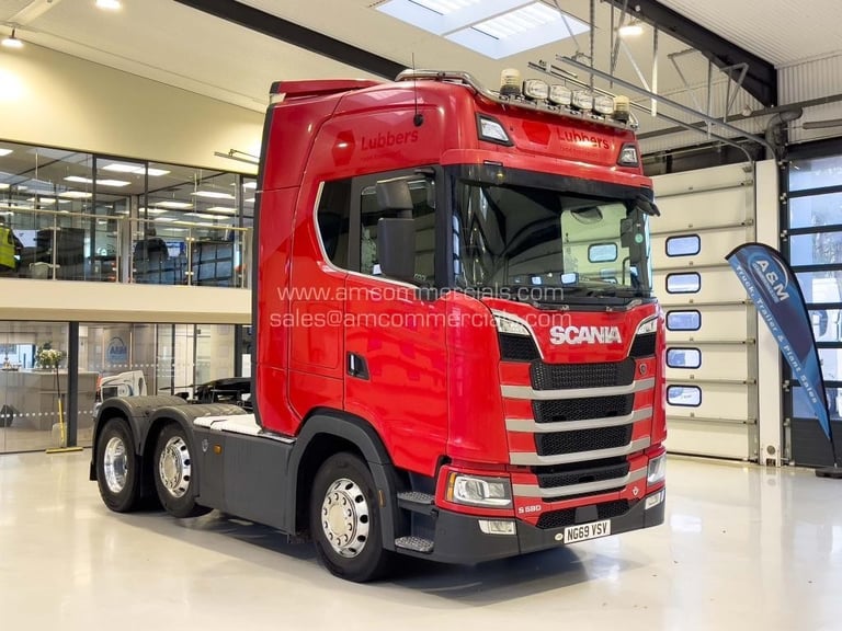 2019 (69) SCANIA S580 V8 HIGHLINE 6X2 MIDLIFT AXLE