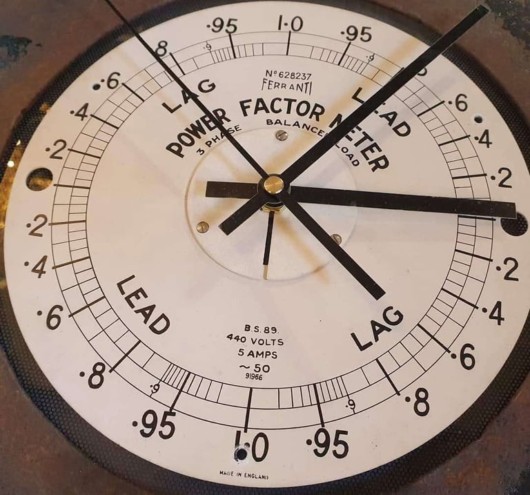 Unique Ex Power Factor Meter Converted into a Clock | in Fraserburgh ...
