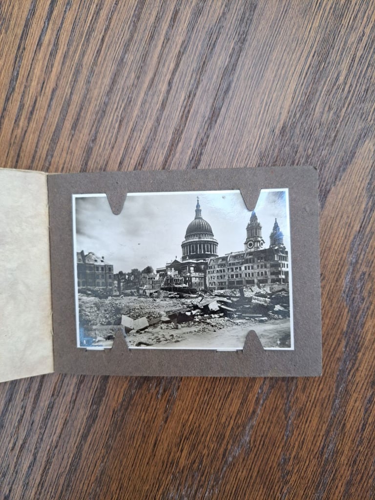 'London Under Fire'  Full Set Of 12 World War Two Photographs