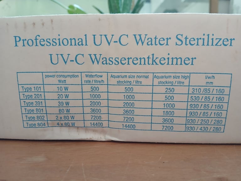 Deltec 20W UV-C Water Steriliser