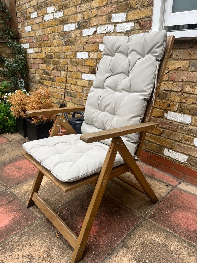 image for IKEA Nammaro outdoor reclining chair and cushion