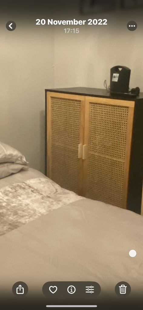 Wicker Storage Cabinet 