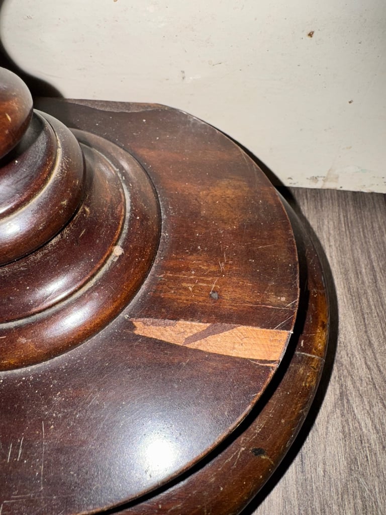 Victorian Bobbin Toilet Vanity Swing Mirror