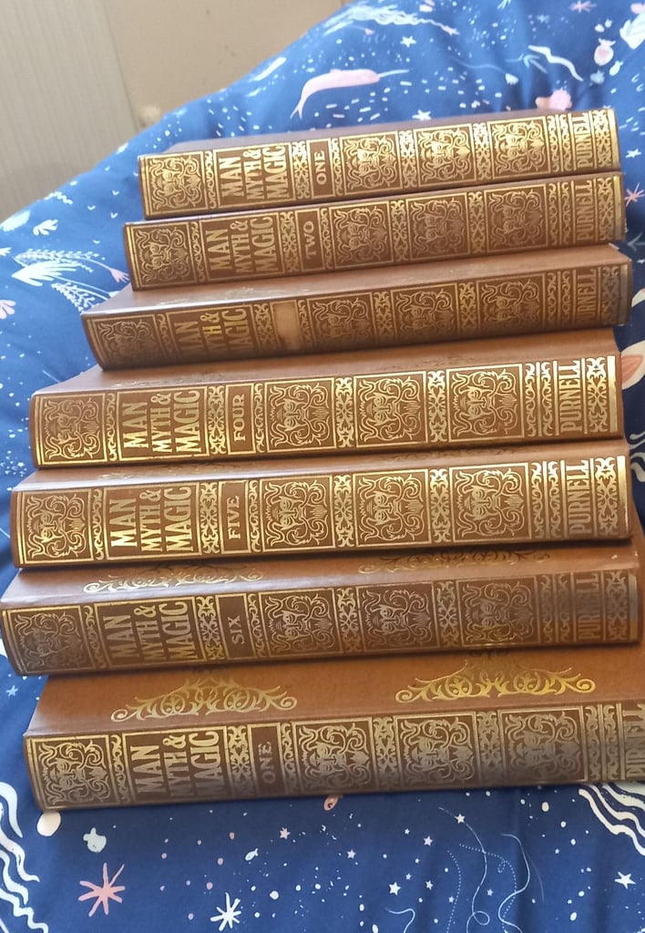 Complete set of Man, Myth and Magic encyclopaedias