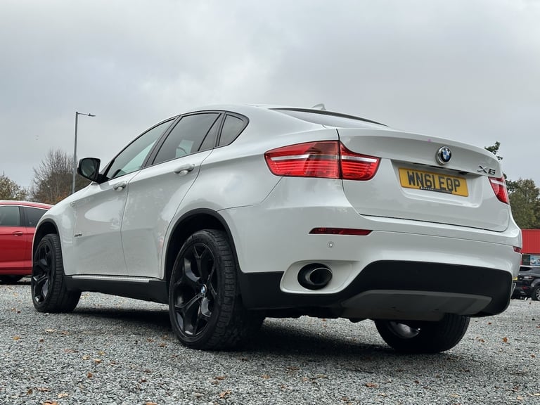 2011 BMW X6 3.0 xDrive40d Diesel Auto 4 Door Coupe White