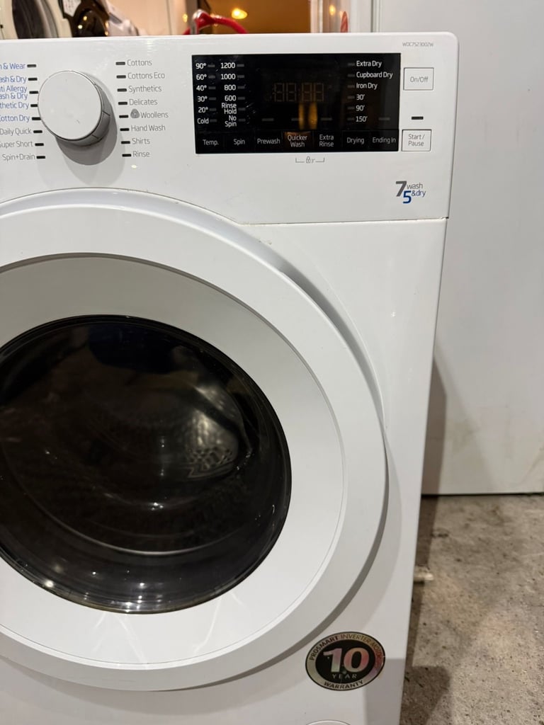 Beko 7kg Washer Dryer With Free Delivery N Warranty 