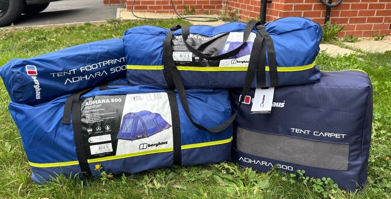 Berghaus 500 Nightfall Tent with extras- BRAND NEW