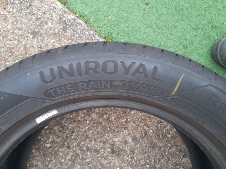 Set of 255 50 19 Tyres Uniroyal Rainsport 5 in West London Area