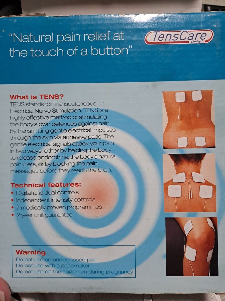 Natural pain relief tens machine 