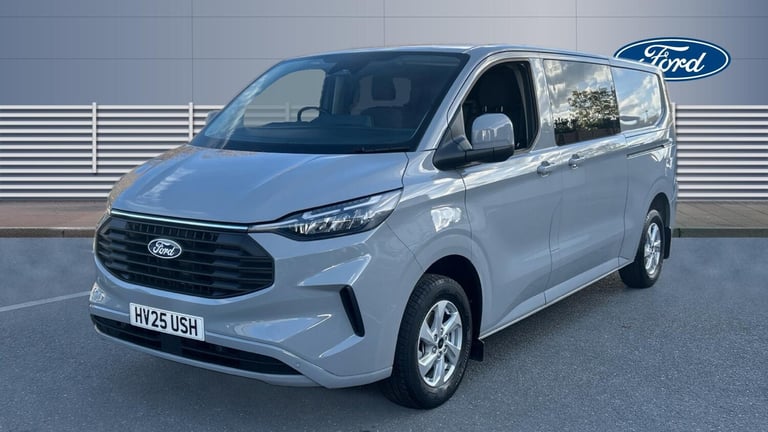 2025 Ford Transit Custom 320 L2 Diesel Fwd 2.0 EcoBlue 136ps H1 Double Cab Van Limited Crew Bus D...