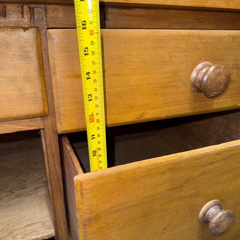 Vintage pine sideboard country cottage look