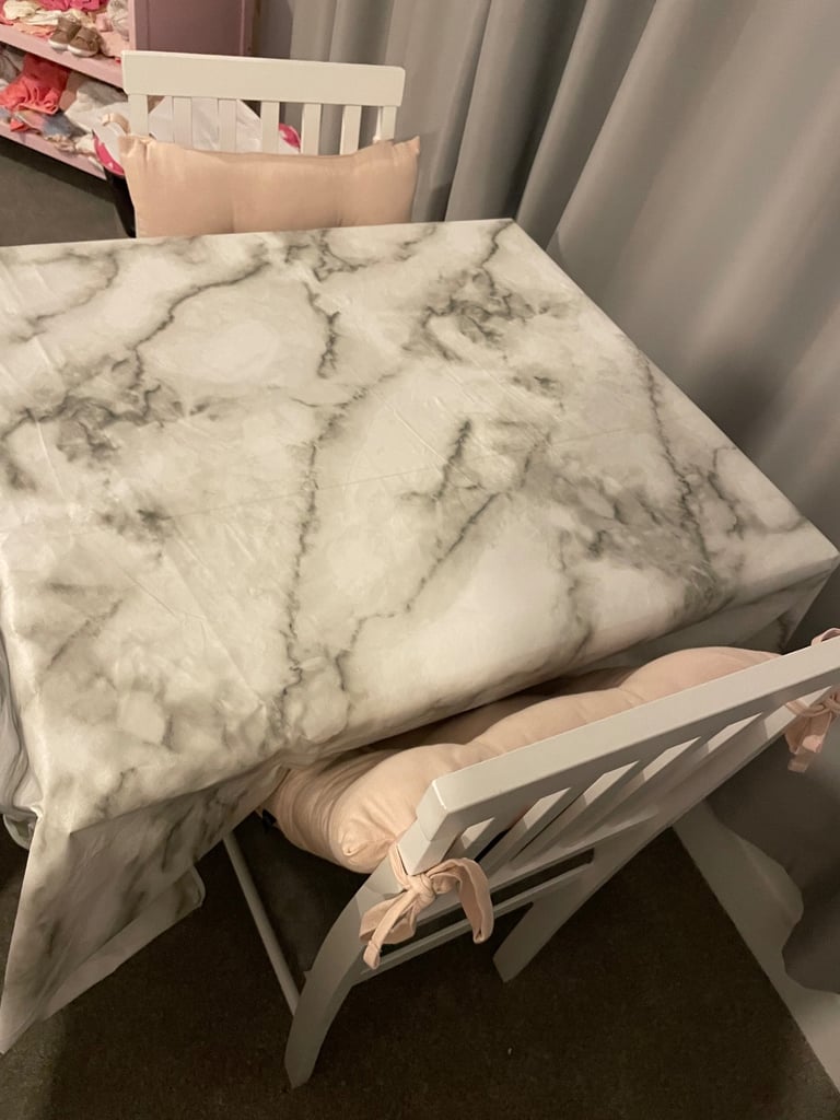 Argos Kendal Home Dining table extends and two chairs Collection only  