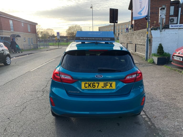 2017 Ford Fiesta 1.0 ecoboost zetec 5 Doors blue petrol ulez compliant 