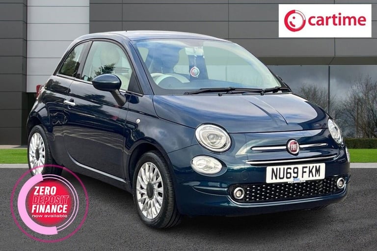 image for 2019 69 FIAT 500 1.2 LOUNGE HATCHBACK 3DR PETROL DUALOGIC EURO 6 (S/S) (69 BHP) 