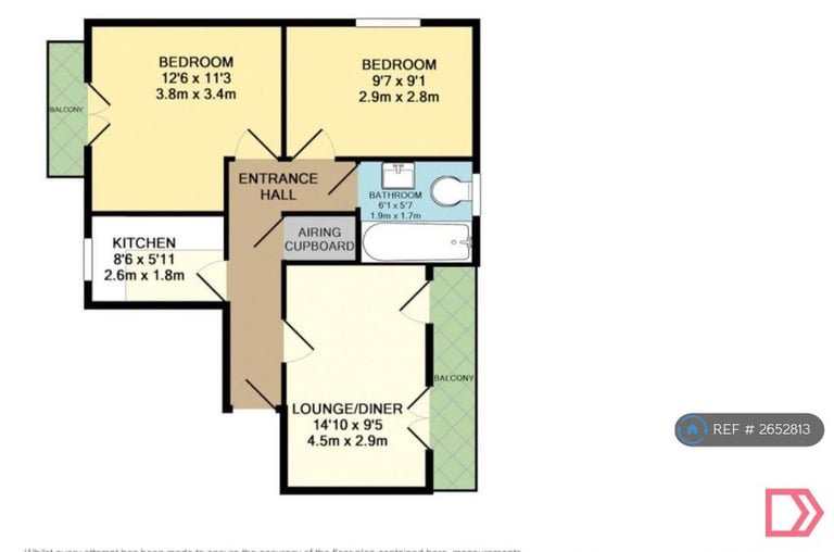 2 bedroom flat in Temple Place, Reading, RG1 (2 bed) (#2652813)