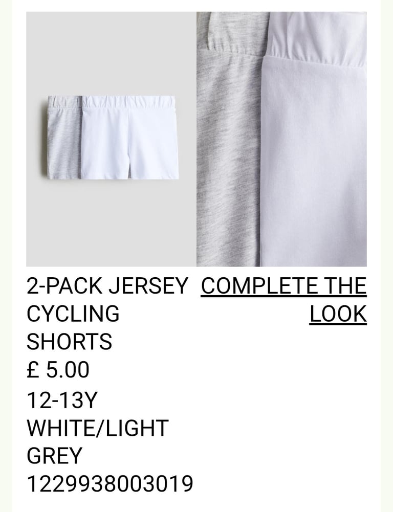 Sealed Brand New £53 H&M Kids Clothes Bundle age 12-13 RRP£53