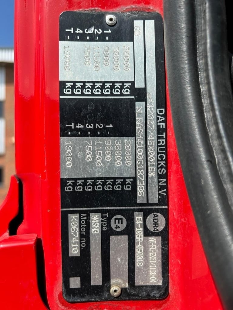 DAF FAN CF370 26 TONNE FUEL TANKER 2018 – PO18 SFE