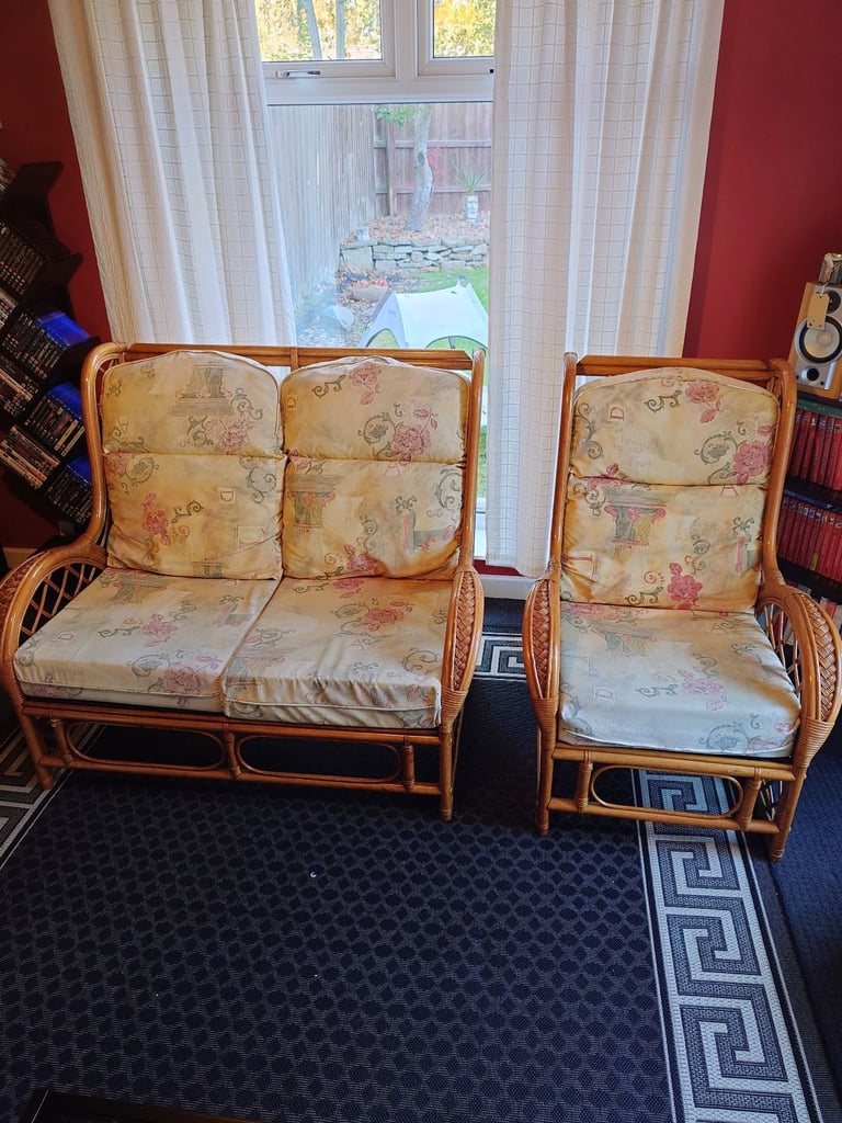  Conservatory furniture Double and single chair 