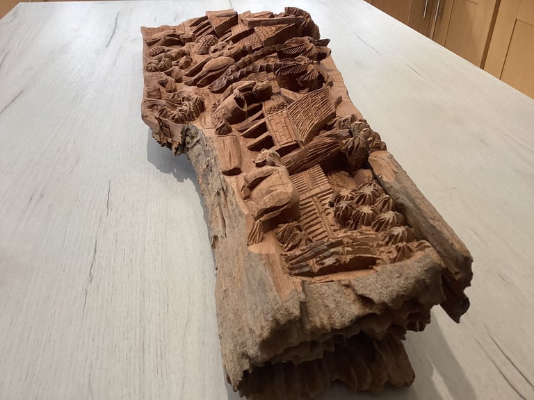 Hand Carved Wall Decoration 