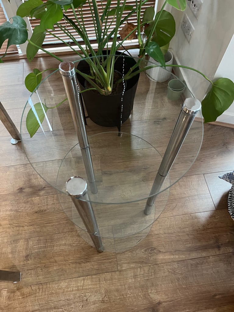 image for Glass side table