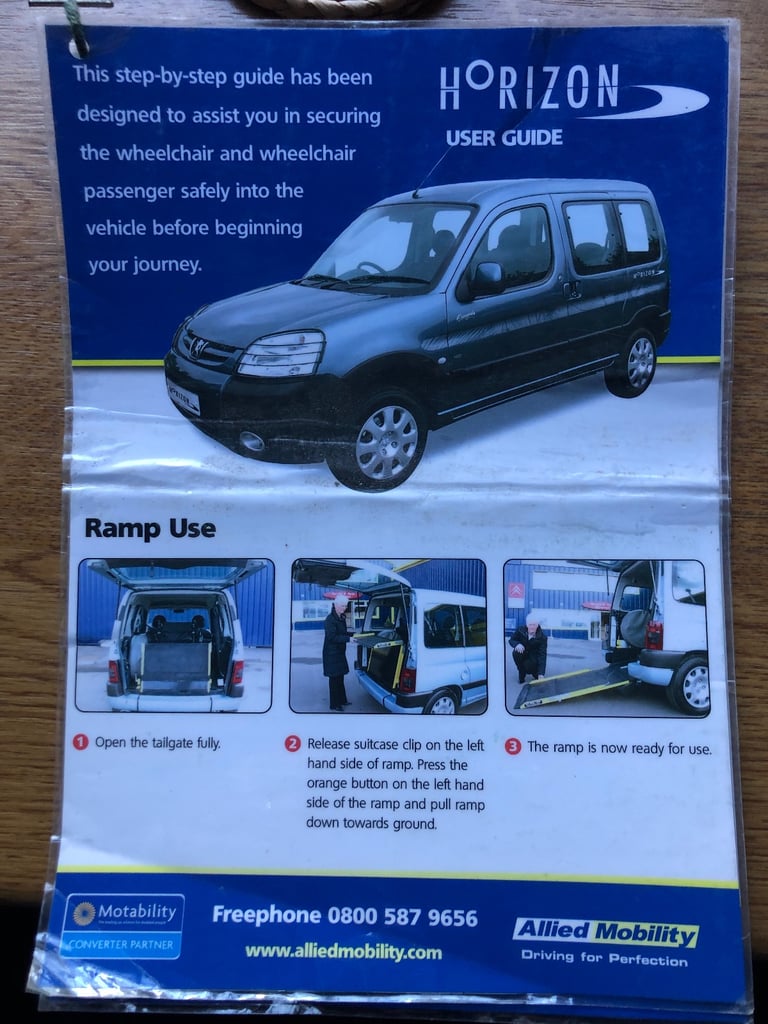 Peugeot, PARTNER ORIGIN COMBI, MPV, 2010, Manual, 1360 (cc), 5 doors