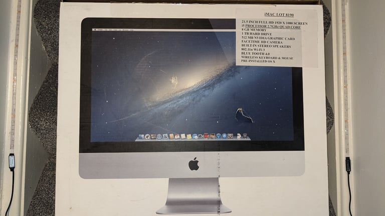 image for Apple iMac 21.5&quot;, Intel Core i5, 2.7GHz, 2017, 1TB HDD, 8GB RAM Model A1418