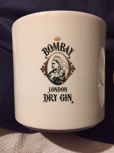 Vintage Bombay London Dry Gin Ice Bucket 