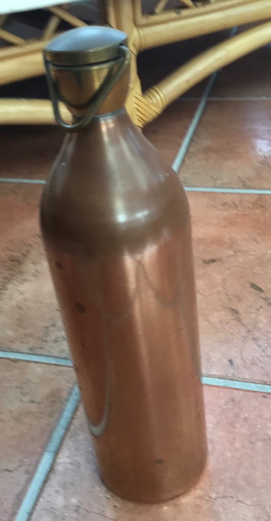 Heavy Antique Copper & Brass Hot Water Bottle | in New Milton, Hampshire |  Gumtree