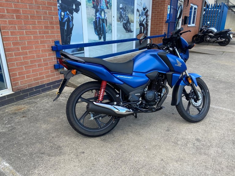 HONDA CB125F, 2025, MATURE OWNER, FACTORY WARRANTY, 2K MILES, MINT!