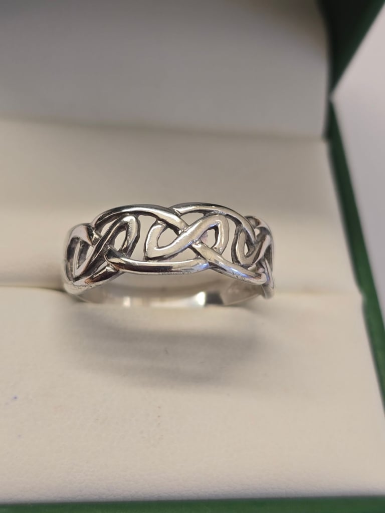 image for SILVER CELTIC-STLE RING