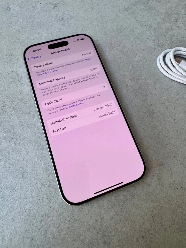 Apple iPhone 16 Pro 512GB, White Titanium - Excellent Condition - Warranty - Factory Unlocked