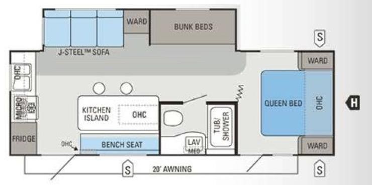 2013 Jayco Jay Flight M-26RKS Bunk Beds 5 Berth American Caravan 5th Wheel RV