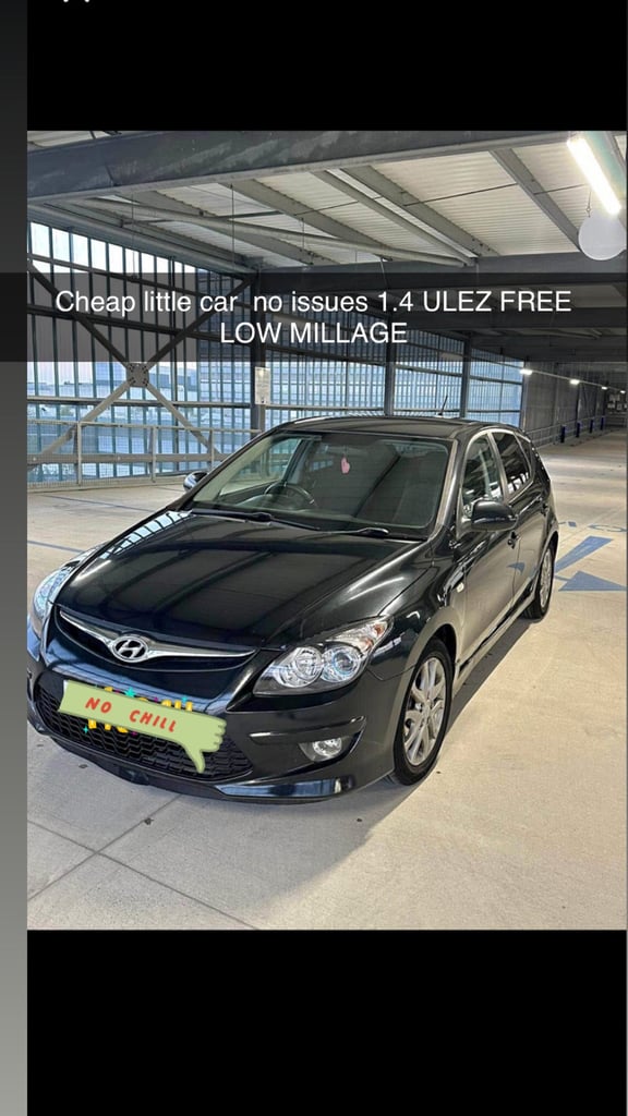 Hyundai i30 ULEZ FREE LOW MILEAGE  Quick sale