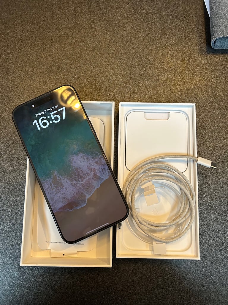 Apple iPhone 15 Pro Max Blue Titanium 256gb Unlocked 